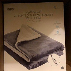 Weighted Throw Blanket with Heat 13lbs